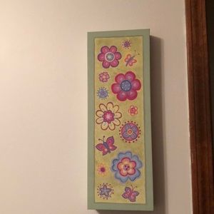 Flower wall decor